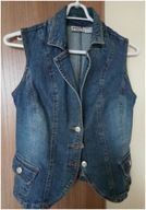 Kamizelka Jeansowa Bonprix Rainbow r. 36