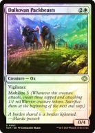 Karta Magic: The Gathering Dalkovan Packbeasts *Foil* TDM