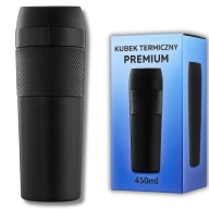 Kubek termiczny MAXSELL 450 ml TR do 12 h czarny KAWA HERBATA