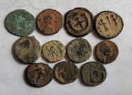 zestaw monet follis brąz Cesarstwo Rzymskie Starożytny Rzym 11 szt.