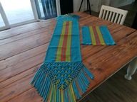 MAKRAMA SERWETA PODKŁADKA BIEŻNIK ZAWIESZKA DEKORACJA 2szt.