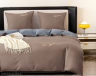 Elegancka Pościel Mikrofibra z HAFTEM 200x220 + Poszewki 70x80