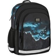 PLECAK SZKOLNY SPORTOWY MŁODZIEŻOWY CZARNY 3D