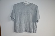 t-shirt damski DKNY niebieski XS/s szarości (L)