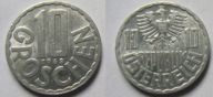 Austria 10 groschen 1968