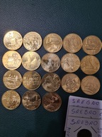 Stare monety Srebrne i 18 monet 2 zł. każda inna