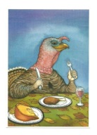 Pocztówka - Indyk w święto Dziękczynienia, czyli Uczta