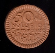 Hoehr bei COBLENZ - 50 Pfennig 1921 - Porcelana RR
