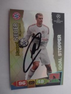 Karta panini autograf Bundesliga Bayern Manuel Neuer Champions League