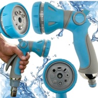 PISTOLET DO WĘŻA WODY OGRODOWY ZRASZACZ REGULOWANY 8 FUNKCJI BEST POLSKA