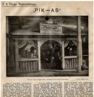 PAPIEROSY PIK-AS TYTOŃ TRAFIKA "POLONIA" POZNAŃ REKLAMA MODA DAMSKA MĘSKA