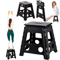 STOŁEK PODEST 39CM KRZESŁO ANTYPOŚLIZGOWY DO 150KG SOLIDNY SKŁADANY TABORET
