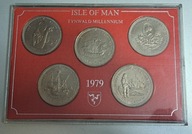 Wyspa Man 1000-lecie Tynwaldu zestaw monet w opakowaniu