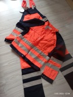 spodnie ogrodniczki + bluza ubranie odblaskowe Rofa rozmiar 52/54 nowe