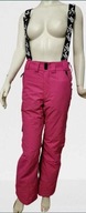 BRE CLOTHING - Cudne Różowe Damskie Spodnie Narciarskie M/L/176 jak Nowe