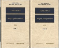 TUKIDYDES WOJNA PELOPONESKA OSSOLINEUM DEAGOSTINI KOMPLET TOM 1-2 t. I-II