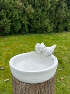 Klasyczne Poidełko z Ptakami - Elegancki Akcent, Figura Betonowa