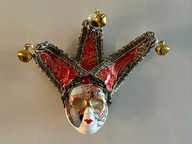 Maska karnawałowa maska wenecka dekoracja pamiątka z Włoch