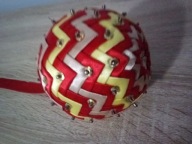 Kula duża ozdoba dekoracja 35cm obwód jak Nowa