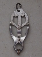 Jap. zabytkowa klamerka krawiecka - kakehari.