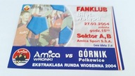 bilet AMICA Wronki - GÓRNIK Polkowice 27.03.2004