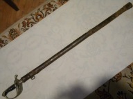 Francuski pałasz oficerski piechoty Mle 1882, pochwa / skóra