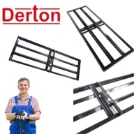 RĘCZNY NIWELATOR ROZGARNIARKA TERENU DO TRAWNIKA CZARNY METALOWY SOLIDNY