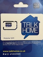 Talk Home Prepaid SIM Card 20 GBP Roaming EU 35 GB