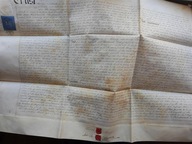 Anglia Buckingham London 1851/2 dokument na pergaminie Mortgage