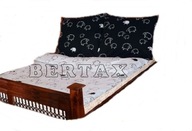 pościel bawełna lux 140x200 1x70x80 guzik B 200-19 Baranki przewaga białego