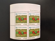75-lecie ruchu ludowego w Polsce - znaczek Fi 1859, czwórka