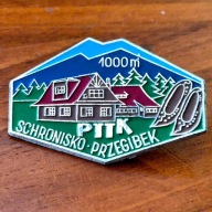 Odznaka PTTK - Schronisko PTTK na Przegibku – Beskid Żywiecki (wersja 2)