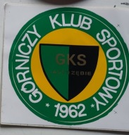 GKS JASTRZĘBIE GÓRNICZY KLUB SPORTOWY PIŁKA NOŻNA NAKLEJKA WLEPKA PRL