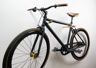 STOOK - drewniany wieszak ścienny na rower - buk