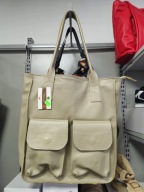 Torebka beżowa - fango skóra duża !!!