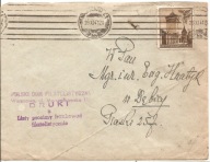 GENERALNE GUBERNATORSTWO -koperta stempel firmowy -obieg 1941 rok DĘBICA