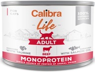 Mokra karma dla kota Calibra Cat Life Adult Beef 200g wołowina