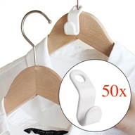 HACZYK HAK UCHWYT NA WIESZAK ORGANIZER SZAFY 50SZT