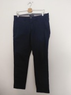 Reserved Granatowe eleganckie meskie spodnie XL