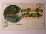 Sopot Zoppot restauracja Dolinny Młyn, molo rajd rowerowy lit. sec 1900