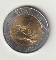 Wlochy 500 lirow 1978 IFAD stan 1