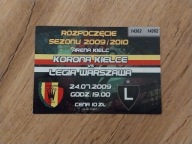 Korona Kielce - Legia Warszawa , 2009 rok , mecz towarzyski