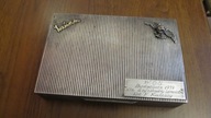 Srebrny humidor - Wojskowy Ośrodek Spadochronowy 1939. 566 g.