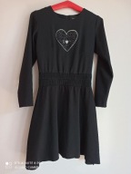 by o la la SUKIENKA dzianina serce kryształki 36