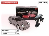 Samochód RC do driftu LDRC 1802 1/18 RWD Srebrny z żyroskopem