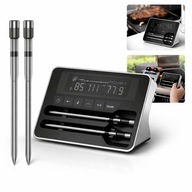 TERMOMETR DO MIĘSA BLUETOOTH 2x SONY LCD ZASIĘG 240M SMART