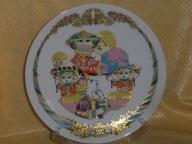 Rosenthal Dekoracyjny talerz kolekcjonerski. Bjorn Wiinblad 'Concertina 93'