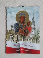 Obrazek Matki Boskiej Częstochowskiej na drewnie