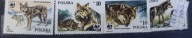 1988 r. fi 2827-2830 Dzikie zwierzęta chronione-wilk