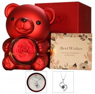 PREZENT WALENTYNKI DLA NIEJ DZIEWCZYNY ŻONY NASZYJNIK MIŚ URODZINY ZESTAW